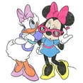 thumbnail image 2 of Girl's Mickey & Friends Daisy Duck and Minnie Mouse  Graphic Tee White Large, 2 of 4