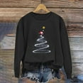 thumbnail image 4 of Christmas Sweaters for Women Sweatshirt Plus Size Casual Workout Y2k Clothes Long Sleeve Blouses Casual, 4 of 4