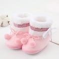 thumbnail image 2 of Baby Shoes Fashion Flat Warm Boots with Soft Sole for Toddler Comfortable Winter Footwear, 2 of 8