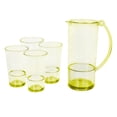 thumbnail image 1 of Set de Jarra Transparente Amarilla con 4 Vasos – Plástico Resistente, 1 of 1
