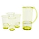 thumbnail image 1 of Set de Jarra Transparente Amarilla con 4 Vasos – Plástico Resistente, 1 of 1