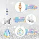 thumbnail image 5 of Injueey Paquete de 7 Sun Catcher DIY boda fiesta arcoíris colgante ventana colgante interior exterior adorno geométrico para jardín Decoración del hogar, 5 of 6