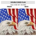 thumbnail image 3 of 4th of July Eagle Garden flag 12x18 Double Sided,Patriotic Eagle with American Flag Small Yard Flags for Memorial Day,Independence Day,Veteran Day Decoration for Summer Farmhouse Holiday Outdoor, 3 of 7