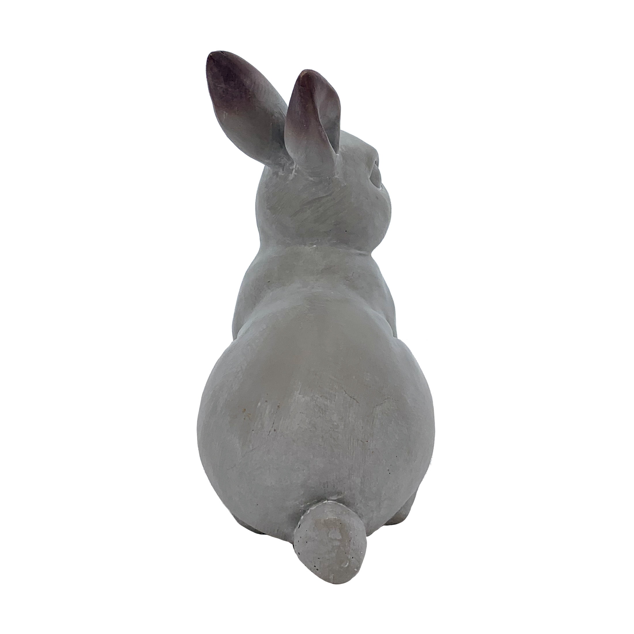 Way to Celebrate Easter Concrete Gray Finish Bunny 5.5" Decoration Assortment