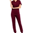 thumbnail image 2 of Conjunto de uniformes de enfermería Yinane Uniforme de enfermera rojo m, 2 of 8