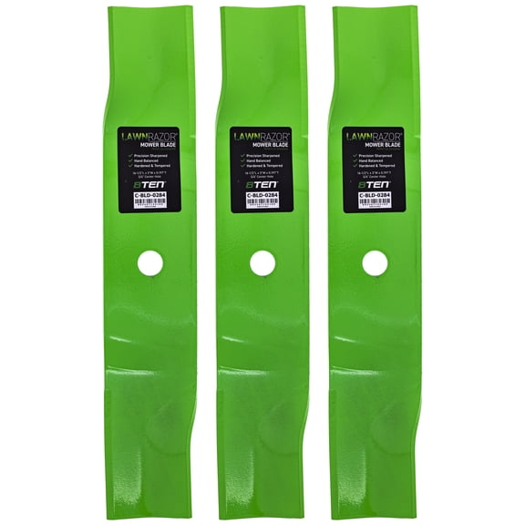 LawnRAZOR Blade for Cub Cadet 48 inch Deck 01004772 High Lift 3 Pack 810-CBL2406D