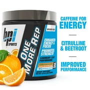 BPI Sports One More Rep Pre Workout Hurricane Orange, 25 Servings