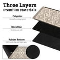 thumbnail image 4 of Stair Treads Non Slip for Wooden Steps Indoor 4 Pack 8"x30",Boho Geometric Carpet Stair Runner with Rubber Backing,Washable Reusable Stairs Step Treads Soft Safety for Kids Elders Dogs, 4 of 6