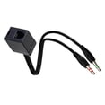 thumbnail image 1 of Cable adaptador portátil Hugo 4P4C hembra a doble macho 3,5 mm, 1 of 8