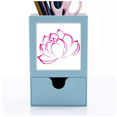 thumbnail image 1 of Flower Lotus Flower Pattern Desk Supplies Organizer Pen Holder Card, 1 of 3