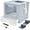 Gray, variant on Foldable Litter Box With Lid, Large Top Entry Cat Toilet, Enclosed Potty Include Litter Scoop, Drawer Type Easy Clean Pan (Pink, 20" L x 16" W x 15" H)