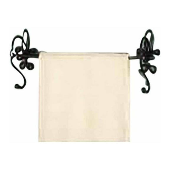 Towel Bar Nickel 18" Fleur De Lis Style Bar Bathroom Renovators Supply