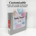 thumbnail image 4 of BAZIC 3 Ring Binder 3" View Binders Slant D Ring Grey, Hold 600 Sheets, 12-Count, 4 of 7