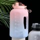 thumbnail image 5 of Botella para beber Jarra de agua grande de medición de marcador de tiempo motivacional Fanmusic Botella para beber, 5 of 7