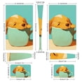 thumbnail image 3 of Skin Sticker for PS5 Slim Standard PS5 Pro Disc Digital Edition Console and Controllers Decals for Playstation 5 (Cute Doggie Teacup ,PS5 Pro Standard), 3 of 5