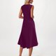 thumbnail image 5 of mfyjkho Vestidos de fiesta para mujer, Vestido camisero informal de manga corta con botones y solapa para mujer, de color liso, con cinturón y bolsillo Vestidos largos para mujer xl, 5 of 8