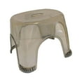 thumbnail image 3 of GROWTH TANK Acrylic Bathroom Stool Small Portable Clear Square Stool Shoe Changing Stool for L, 3 of 9