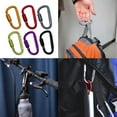 thumbnail image 2 of PAPADA Aluminum Alloy D-Shape Buckle Rock Climbing Carabiners Clip Twistlock Carabiners, 2 of 15