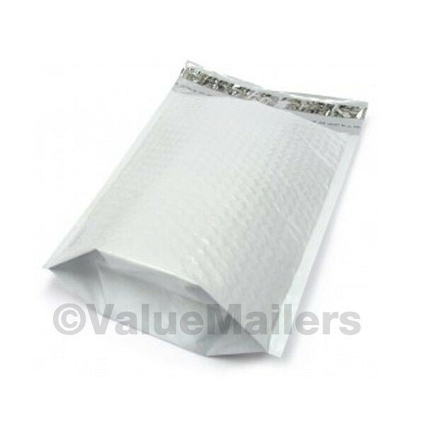 75 #2 Gusseted Poly 8.5x12 Bubble Mailers Envelopes Bags 100 % Recyclable USA 