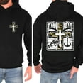 thumbnail image 4 of Camo Faith Hunting & Fishing Hoodie – Double Sided Patriotic Outdoor Cross Pullover with Antlers, Hook & Bass Design, Southern Christian Lifestyle Top for Men and Women, 4 of 7