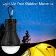 thumbnail image 4 of Camping Tent Lantern,LED Camping Lights,Portable Outdoor Waterproof Emergency Light Bulb,Camping Gear,Super Bright,Tent Lamp for Camping,Hiking,Party,Backpacking,Fishing,Power Failure,4 Packs(Black), 4 of 6