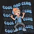 thumbnail image 2 of Blippi Cool Dad Club Women's T Shirt, Black, Large, 2 of 4