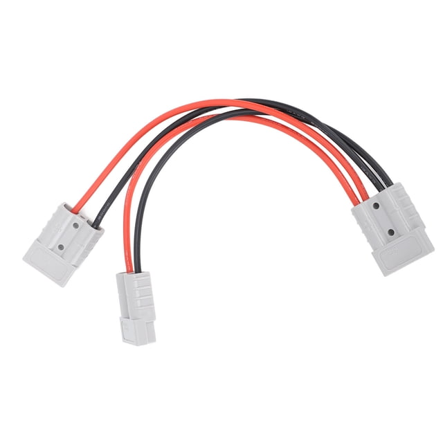 Conector De Batería, Cable De Carga De Carretilla Elevadora Estable Resistente A La Corrosión De 6 A 12 AWG Con Clavija De Cobre 600V 50A Para Grúas
