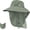 1pack-army Green, variant on Sun Hat for Men Women with Neck Flap,Wide Brim UPF50+ Fishing Hat with Detachable Face Cover Outdoor Sun Protection Hat