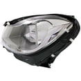 thumbnail image 2 of Headlight For Mercedes-Benz C250 C300 C350 C63 AMG Left Chrome Housing With Bulb, 2 of 8