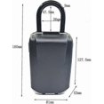 thumbnail image 5 of Key Safe Lock Box Padlock with External Protection Cover,Hanging Security Key, 5 of 5