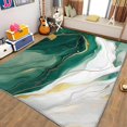 thumbnail image 2 of Area Rugs, Marble Abstract Fluid Rug Home Modern Carpet, Emerald Green Agate Carpet Non-Slip Carpets Rectangle Rug For Living Room, Bedroom, Office And Indoor Decoration, 2 of 7