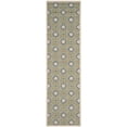 thumbnail image 2 of SAFAVIEH Veranda Jantar Geometric Indoor/Outdoor Runner Rug, 2'3" x 8', Cream/Green, 2 of 5