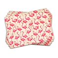 thumbnail image 1 of Pimpernel Sara Miller London Flamingo Collection Sets de Table Ensemble de 4 Tapis Résistants à la Chaleur Set de Sets de Table Rigides avec Support en Liège pour Table à Manger Mesure 15.7 x 11.7, 1 of 4