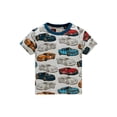 thumbnail image 6 of QEFJNO 2-8Y Kids Boys Cotton Pajamas Set 2PCS Short Sleeve Top and Shorts for Toddler Boys Cars Printed Pjs Summer, 6 of 7