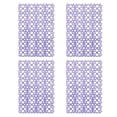 thumbnail image 1 of Uds. Alfombrilla para jaula de conejo para pies, diseño de fugas de agua, almohadilla hueca de plástico para conejo, color morado, 1 of 5