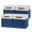 White&Blue-12×12×12, variant on Fabric Storage Cubes White&Black 11×11×11, Set of 4