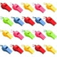 thumbnail image 1 of 24/48 Pieces Neon Whistles with Lanyards Plastic Whistles Party Bag Fillers Referee Whistles for Raves Coaches Referees Parties Sports, 1 of 5