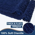 thumbnail image 4 of Soft Plush Microfiber Bathroom Rugs, Absorbent Bath Rugs Non Skid Machine Wash Dry Bath Mats for Tub,Shower and Bath Room Floor Mats (20x32inches, Classic Blue), 4 of 6