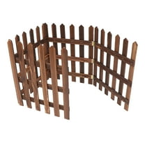 Phenofice Garden Fencing Carbonized Color 1Pcs 62.88X0.71X19.65in