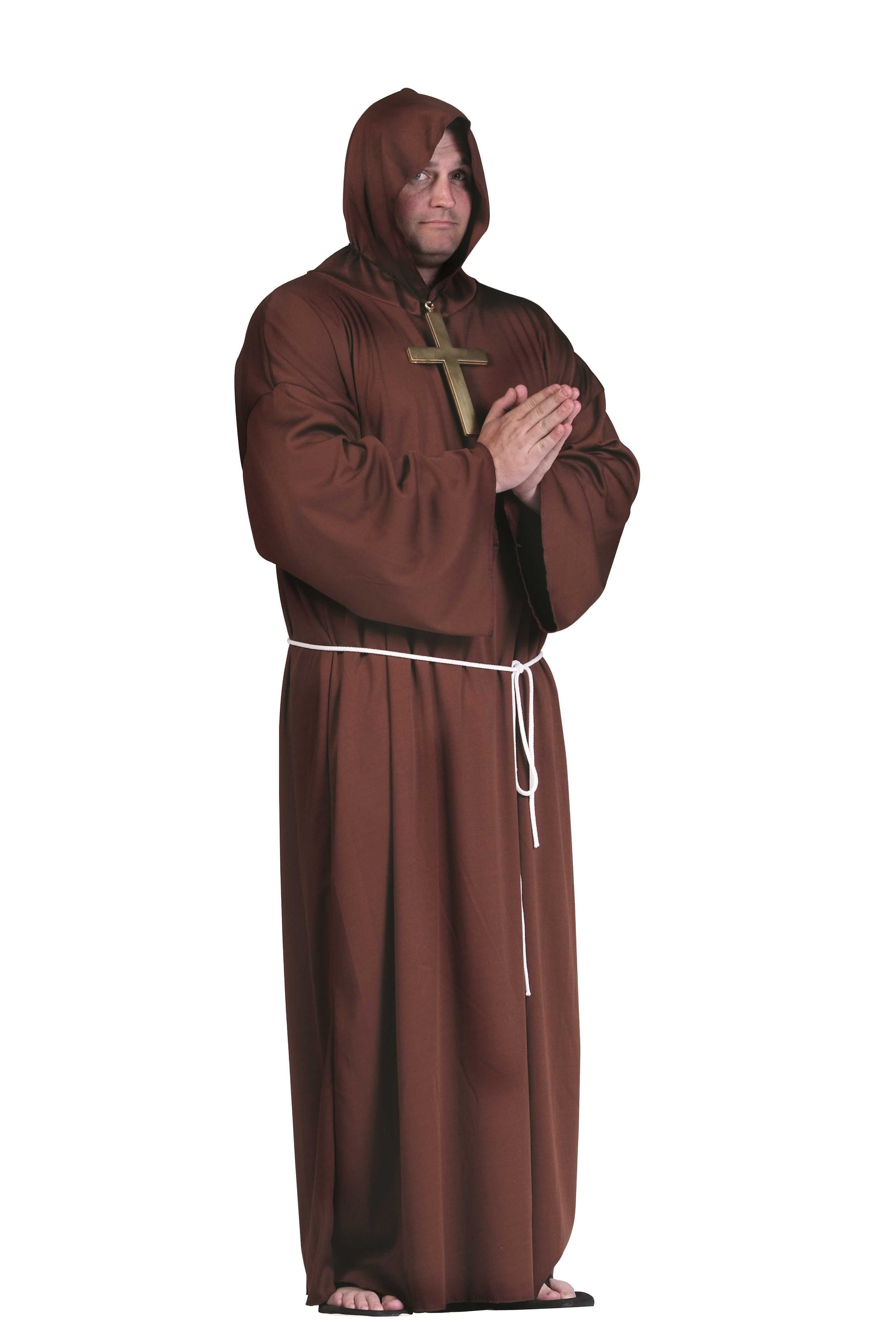 Super Deluxe Monk Costume Plus Size - Walmart.com