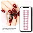 thumbnail image 5 of Vogacara 24 Uds bailarina ataúd resistente a los arañazos uñas postizas sólido DIY Artificial personalidad exquisita uñas acrílicas 36taro púrpura Type1 NO1 Vogacara CE011412-36, 5 of 5