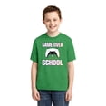thumbnail image 2 of Wild Bobby Game Over Back to School | Funny Gamer Controller Video Games School Unisex Boys Girls Graphic Youth T-Shirt, 2 of 6