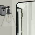thumbnail image 4 of Innovations Lighting  Berkshire Glass - 1 Light 8" Sconce Clear/Matte Black, 4 of 5
