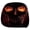 Burning Skull Printed Head Rest Protector#1, variant on Cold Dim Car Headrest Covers, Stretch Elastic Funny Ghost Face Printed Head Rest Protector, Spooky Masque Design Auto Seat Headrest Cover for Car Truck SUV