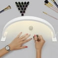 thumbnail image 3 of Dimmable Led Half Moon Desk Lamp Nail Led Salon Light Styling Tattoo Make-up 36w White, 3 of 12