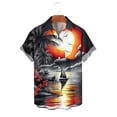 thumbnail image 6 of Stamzod Hawaiian Shirt for Men 2026 Summer Beach Vacation Shirts Short Sleeve Button Down Shirt Gray XXXXL, 6 of 6