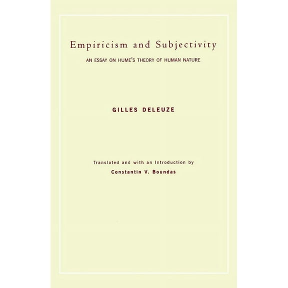 European Perspectives: A Series in Socia Empiricism and Subjectivity: An Essay on Hume's Theory of Human Nature, (Paperback)