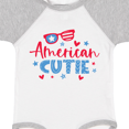thumbnail image 4 of Inktastic 4th of July American Cutie Red and Blue Stars and Hearts Boys or Girls Baby Bodysuit, 4 of 5