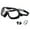 Black, variant on Swimming Goggles With Ear Plugs & Nose Clip Anti Fog Silicone Swim Mask For Diving Beach Swimming Pool(Green-16Cm)
