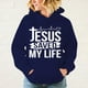 thumbnail image 5 of Sudadera con capucha con estampado de Jesús me salvó la vida para mujer y hombre, moda con personalidad, sudaderas informales de manga larga con capucha, 5 of 5